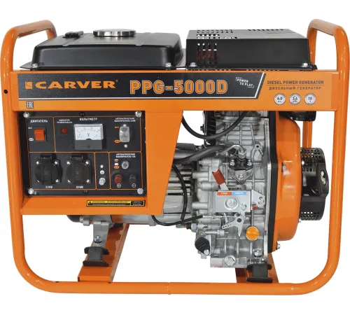 Генератор Carver PPG - 5000D 6кВт Генератор Carver PPG - 5000D 6кВт