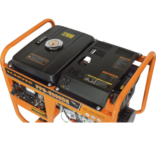 Генератор Carver PPG - 5000DE 3.6кВт
