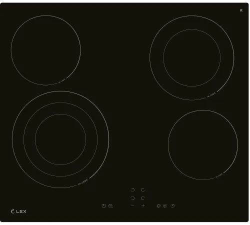 Варочная поверхность Lex EVH 642B BL черный Варочная поверхность Lex EVH 642B BL черный