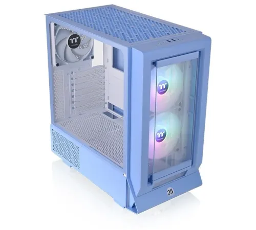 Корпус Thermaltake Ceres 350 MX Hydrangea голубой без БП ATX 3x140mm 2xUSB3.0 audio bott PSU