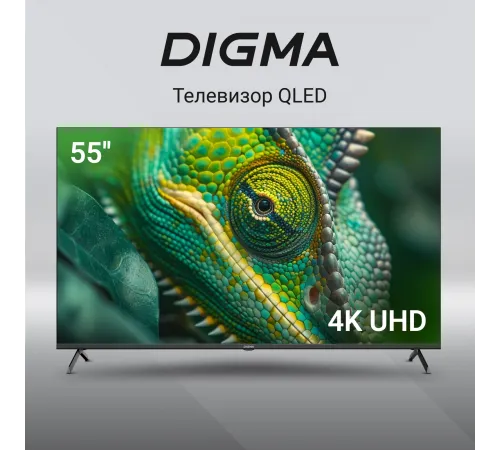 Телевизор QLED Digma 55" DM-LED55UQB31 Google TV Frameless Metal черный/черный 4K Ultra HD 60Hz MEMC DVB-T DVB-T2 DVB-C DVB-S DVB-S2 USB WiFi Smart TV Телевизор QLED Digma 55" DM-LED55UQB31 Google TV Frameless Metal черный/черный 4K Ultra HD 60Hz MEMC DVB-T DVB-T2 DVB-C DVB-S DVB-S2 USB WiFi Smart TV