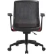 Кресло Cactus CS-MC222-BKRD черный сиденье темно-красный