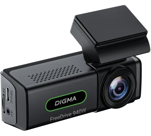 Видеорегистратор Digma FreeDrive 940W черный 4Mpix 2160x3840 1080p 140гр. Allwinner Видеорегистратор Digma FreeDrive 940W черный 4Mpix 2160x3840 1080p 140гр. Allwinner