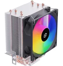 Устройство охлаждения(кулер) Оклик OG-CPC130FRGB-1 RGB Soc-AM4/1151/1200 черный 3-pin 18-23dB Al+Cu 130W 453gr Ret