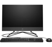 Моноблок HP 200 G4 21.5" Full HD i5 1235U (1.3) 16Gb SSD512Gb Iris Xe DVDRW CR FreeDOS GbitEth WiFi BT 65W клавиатура мышь Cam черный 1920x1080
