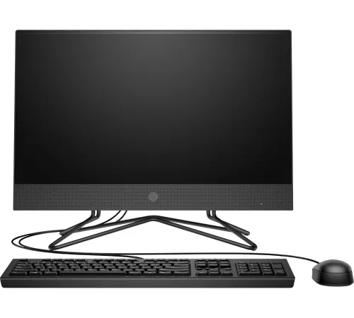 Моноблок HP 200 G4 21.5" Full HD i5 1235U (1.3) 16Gb SSD512Gb Iris Xe DVDRW CR FreeDOS GbitEth WiFi BT 65W клавиатура мышь Cam черный 1920x1080