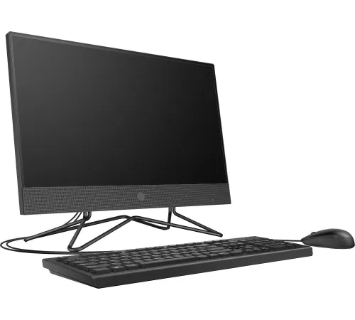 Моноблок HP 200 G4 21.5" Full HD i5 1235U (1.3) 16Gb SSD512Gb Iris Xe DVDRW CR FreeDOS GbitEth WiFi BT 65W клавиатура мышь Cam черный 1920x1080