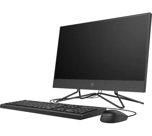 Моноблок HP 200 G4 21.5" Full HD i5 1235U (1.3) 16Gb SSD512Gb Iris Xe DVDRW CR FreeDOS GbitEth WiFi BT 65W клавиатура мышь Cam черный 1920x1080