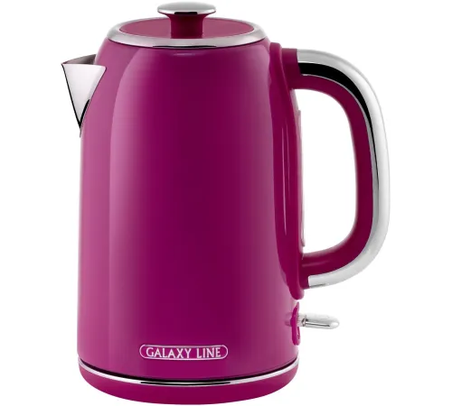 Чайник электрический Galaxy Line GL 0346 1.7л. 2200Вт малиновый корпус: нерж.сталь (ГЛ0346Л)
