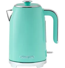 Чайник электрический Galaxy Line GL 0347 1.7л. 2200Вт бирюзовый корпус: нерж.сталь (ГЛ0347Л)