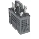 Посудомоечная машина встраив. Hotpoint HIS 1B69WS 2100Вт узкая белый