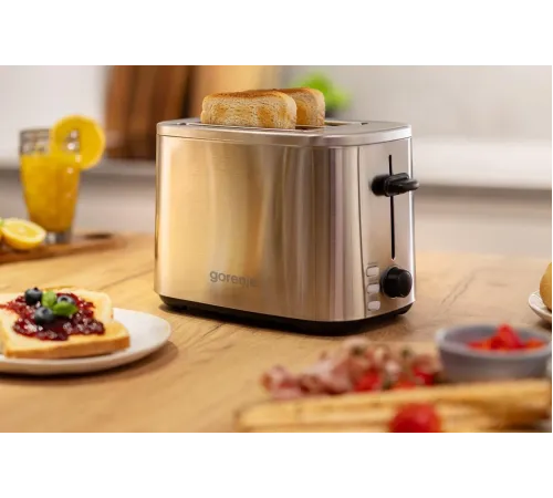 Тостер Gorenje T800DS 850Вт нержавеющая сталь Тостер Gorenje T800DS 850Вт нержавеющая сталь