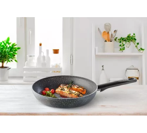Сковорода Tefal Natural Cook 04213126 круглая 26см ручка несъемная (без крышки) серый