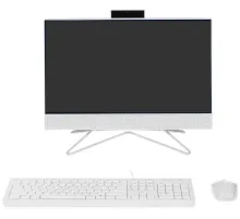 Моноблок HP 200 G4 21.5" Full HD i5 1235U (1.3) 16Gb SSD512Gb Iris Xe DVDRW CR FreeDOS GbitEth WiFi BT 65W клавиатура мышь Cam белый 1920x1080