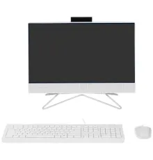 Моноблок HP 200 G4 21.5" Full HD i5 1235U (1.3) 16Gb SSD512Gb Iris Xe DVDRW CR FreeDOS GbitEth WiFi BT 65W клавиатура мышь Cam белый 1920x1080