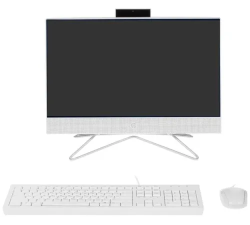 Моноблок HP 200 G4 21.5" Full HD i5 1235U (1.3) 16Gb SSD512Gb Iris Xe DVDRW CR FreeDOS GbitEth WiFi BT 65W клавиатура мышь Cam белый 1920x1080