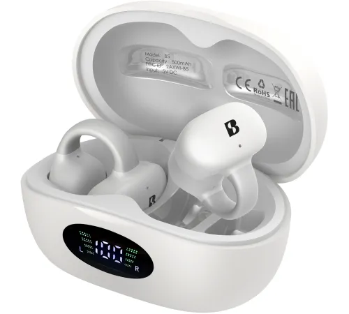 Гарнитура вкладыши A4Tech Biosong B5 TWS белый беспроводные bluetooth крепление за ухом (B5) Гарнитура вкладыши A4Tech Biosong B5 TWS белый беспроводные bluetooth крепление за ухом (B5)
