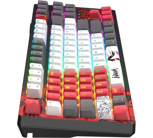 Клавиатура A4Tech Bloody WS87 Naraka механическая черный/красный USB for gamer LED (WS87) Клавиатура A4Tech Bloody WS87 Naraka механическая черный/красный USB for gamer LED (WS87)