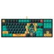 Клавиатура A4Tech Bloody AT87 Renegade механическая черный/зеленый USB for gamer LED (AT87)