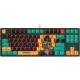 Клавиатура A4Tech Bloody AT87 Renegade механическая черный/зеленый USB for gamer LED (AT87)