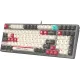 Клавиатура A4Tech Bloody S98 Pixels Red механическая темно-серый/бежевый USB for gamer LED (S98)