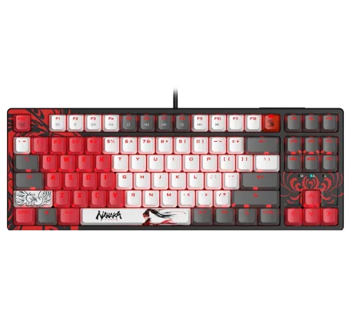 Клавиатура A4Tech Bloody S87 Naraka механическая черный/красный USB for gamer LED (S87 NARAKA) Клавиатура A4Tech Bloody S87 Naraka механическая черный/красный USB for gamer LED (S87 NARAKA)