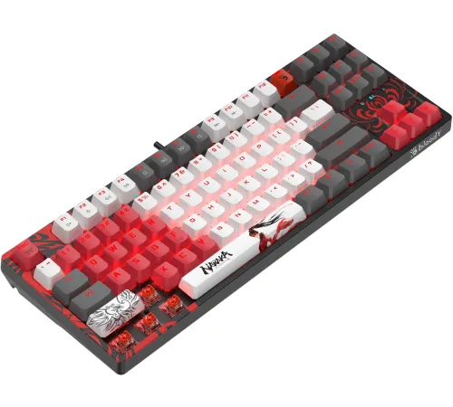 Клавиатура A4Tech Bloody S87 Naraka механическая черный/красный USB for gamer LED (S87 NARAKA) Клавиатура A4Tech Bloody S87 Naraka механическая черный/красный USB for gamer LED (S87 NARAKA)