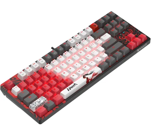 Клавиатура A4Tech Bloody S87 Naraka механическая черный/красный USB for gamer LED (S87 NARAKA) Клавиатура A4Tech Bloody S87 Naraka механическая черный/красный USB for gamer LED (S87 NARAKA)