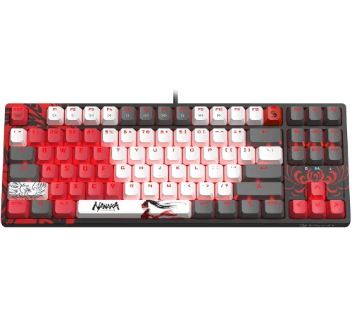 Клавиатура A4Tech Bloody S87 Naraka механическая черный/красный USB for gamer LED (S87 NARAKA) Клавиатура A4Tech Bloody S87 Naraka механическая черный/красный USB for gamer LED (S87 NARAKA)