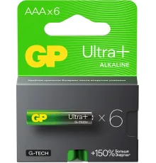 Батарея GP Ultra Plus Alkaline 24AUPA21-2CRB6 AAA (6шт) блистер