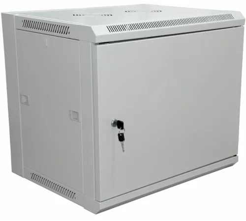 Шкаф коммутационный Rexant Pro (04-2210) настенный 6U 600x450мм пер.дв.металл без задн.дв. 90кг серый Шкаф коммутационный Rexant Pro (04-2210) настенный 6U 600x450мм пер.дв.металл без задн.дв. 90кг серый