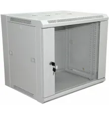 Шкаф коммутационный Rexant Pro (04-2200) настенный 6U 600x450мм пер.дв.стекл без задн.дв. 90кг серый