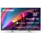 Телевизор LED Hyundai 32" H-LED32BS5100 WebOS Frameless Metal черный/серый HD 60Hz DVB-T DVB-T2 DVB-C DVB-S DVB-S2 USB WiFi Smart TV