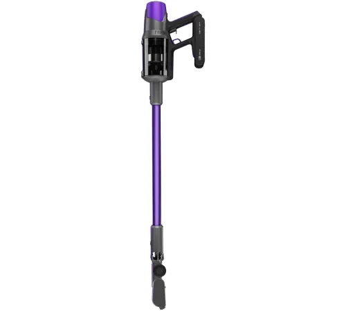 Пылесос вертикальный Centek CT-2572 фиолетовый/черный, питание от аккумулятора, 230 Вт, уборка сухая, пылесборник 1.2 л, работа от АКБ max 90 мин