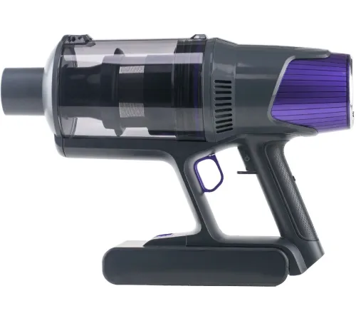 Пылесос вертикальный Centek CT-2572 фиолетовый/черный, питание от аккумулятора, 230 Вт, уборка сухая, пылесборник 1.2 л, работа от АКБ max 90 мин