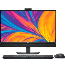 Моноблок Dell Optiplex 7420 23.8" Full HD i5 14500 (2.6) 16Gb SSD512Gb RX 6500 4Gb CR Windows 11 Pro GbitEth WiFi BT 130W клавиатура мышь Cam черный 1920x1080