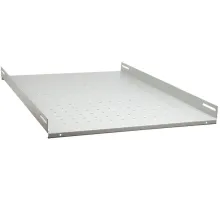 Полка стационарная Rexant 04-2624 1U нагр.:100кг. 19" 550мм серый