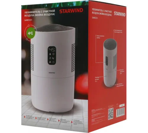 Мойка воздуха Starwind SAW5531 25Вт белый Мойка воздуха Starwind SAW5531 25Вт белый