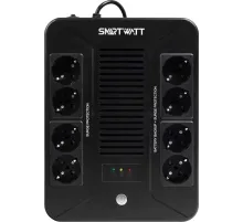 Источник бесперебойного питания Smartwatt Safe pro 1000 600Вт 1000ВА черный