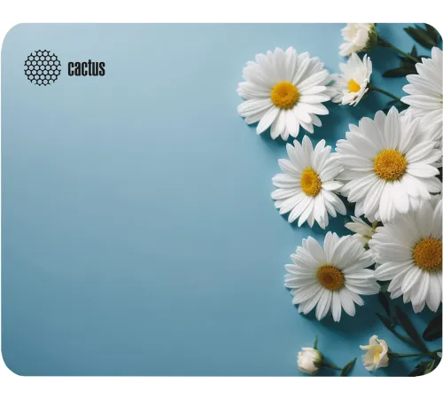 Коврик для мыши Cactus Daisies 250x200x3мм (CS-MP-D07S) Коврик для мыши Cactus Daisies 250x200x3мм (CS-MP-D07S)