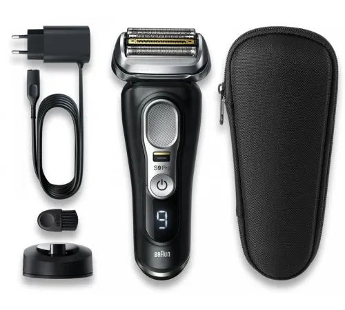 Бритва сетчатая Braun Series 9 pro 9410s реж.эл.:5 питан.:аккум. черный Бритва сетчатая Braun Series 9 pro 9410s реж.эл.:5 питан.:аккум. черный