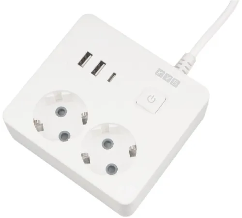 PowerCube Бытовой удлинитель (PC-1-2M) 2р с/з вык.,3USB, 3500 Вт, 16А, 1.9 м, 3*1,0 (белый) квадрат {22299} PowerCube Бытовой удлинитель (PC-1-2M) 2р с/з вык.,3USB, 3500 Вт, 16А, 1.9 м, 3*1,0 (белый) квадрат {22299}