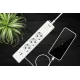 PowerCube Бытовой удлинитель (PC-5-2M) 3р с/з вык.,3USB, 3500 Вт, 16А, 1.9 м, 3*1,0 (белый) {22302}