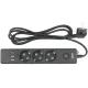 PowerCube Бытовой удлинитель (PC-6B-2M) 3р с/з вык.,3USB, 3500 Вт, 16А, 1.9 м, 3*1,0 (черный) {22310}