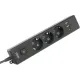 PowerCube Бытовой удлинитель (PC-6B-2M) 3р с/з вык.,3USB, 3500 Вт, 16А, 1.9 м, 3*1,0 (черный) {22310}