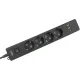 PowerCube Бытовой удлинитель (PC-7B-2M) 4р с/з вык.,3USB, 3500 Вт, 16А, 1.9 м, 3*1,0 (черный) {22313}
