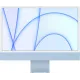 Моноблок Apple iMac A2438 24" 4.5K M1 8 core 8Gb SSD256Gb 8 core GPU macOS GbitEth WiFi BT клавиатура мышь Cam синий 4480x2520