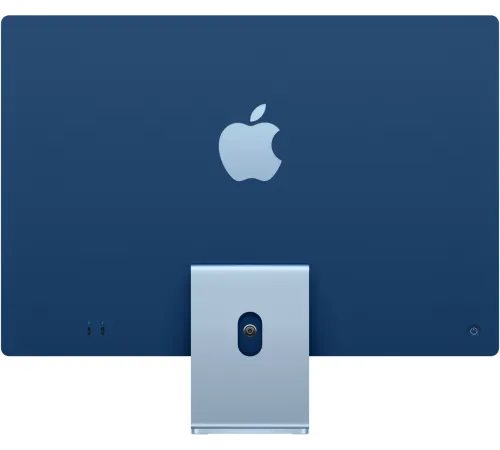 Моноблок Apple iMac A2438 24" 4.5K M1 8 core 8Gb SSD256Gb 8 core GPU macOS GbitEth WiFi BT клавиатура мышь Cam синий 4480x2520