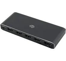 Сплиттер аудио-видео Digma DHSP-v2x4 HDMI (f)/4xHDMI (f) черный