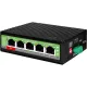 Коммутатор Digma DSP404F-1F-200 (L2) 5x100Мбит/с 4PoE 4PoE+ 1PoE++ 200W неуправляемый